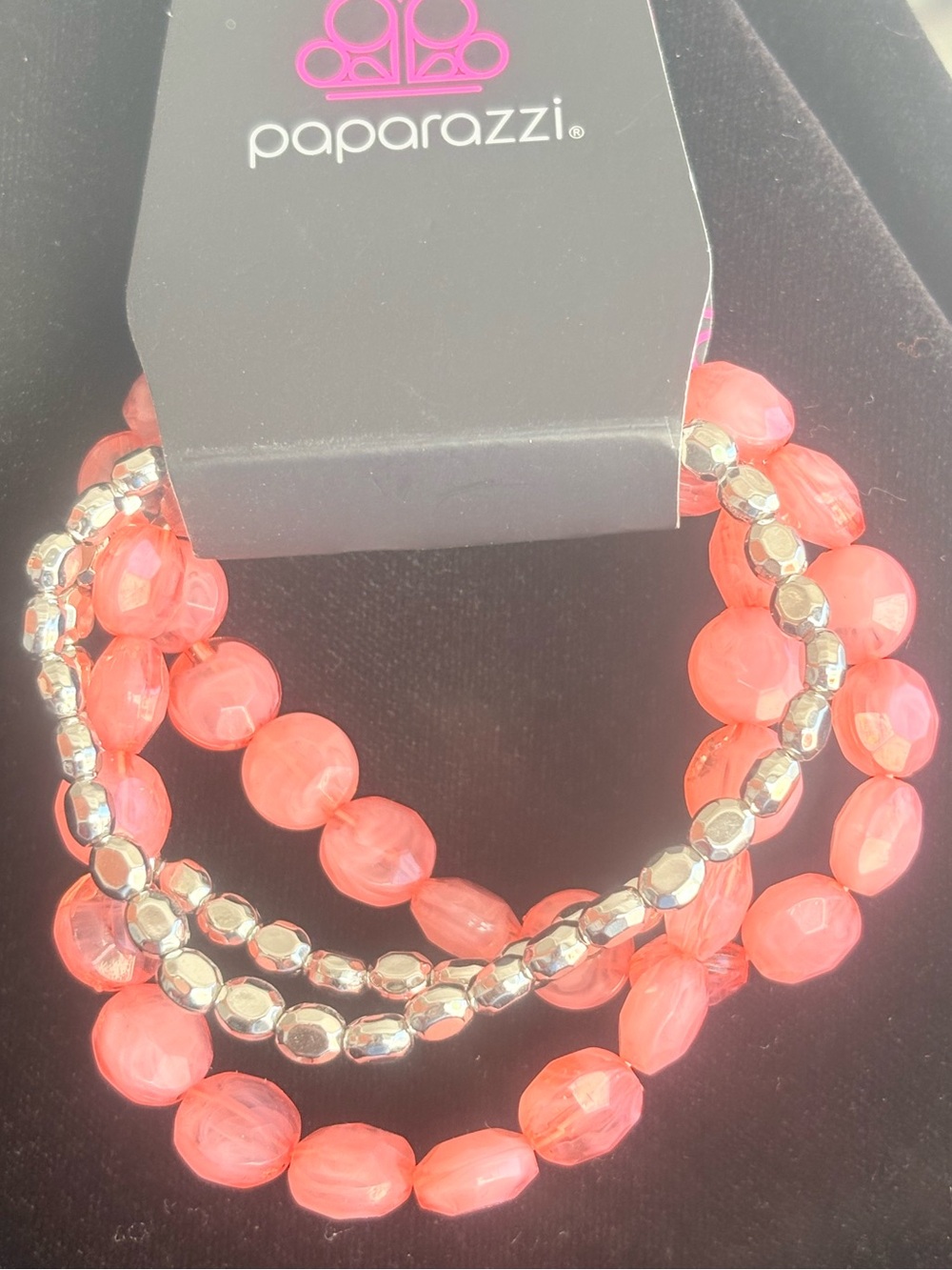 Paparazzi Coral Beaded Multi-Strand Bracelet - Paparazzi
